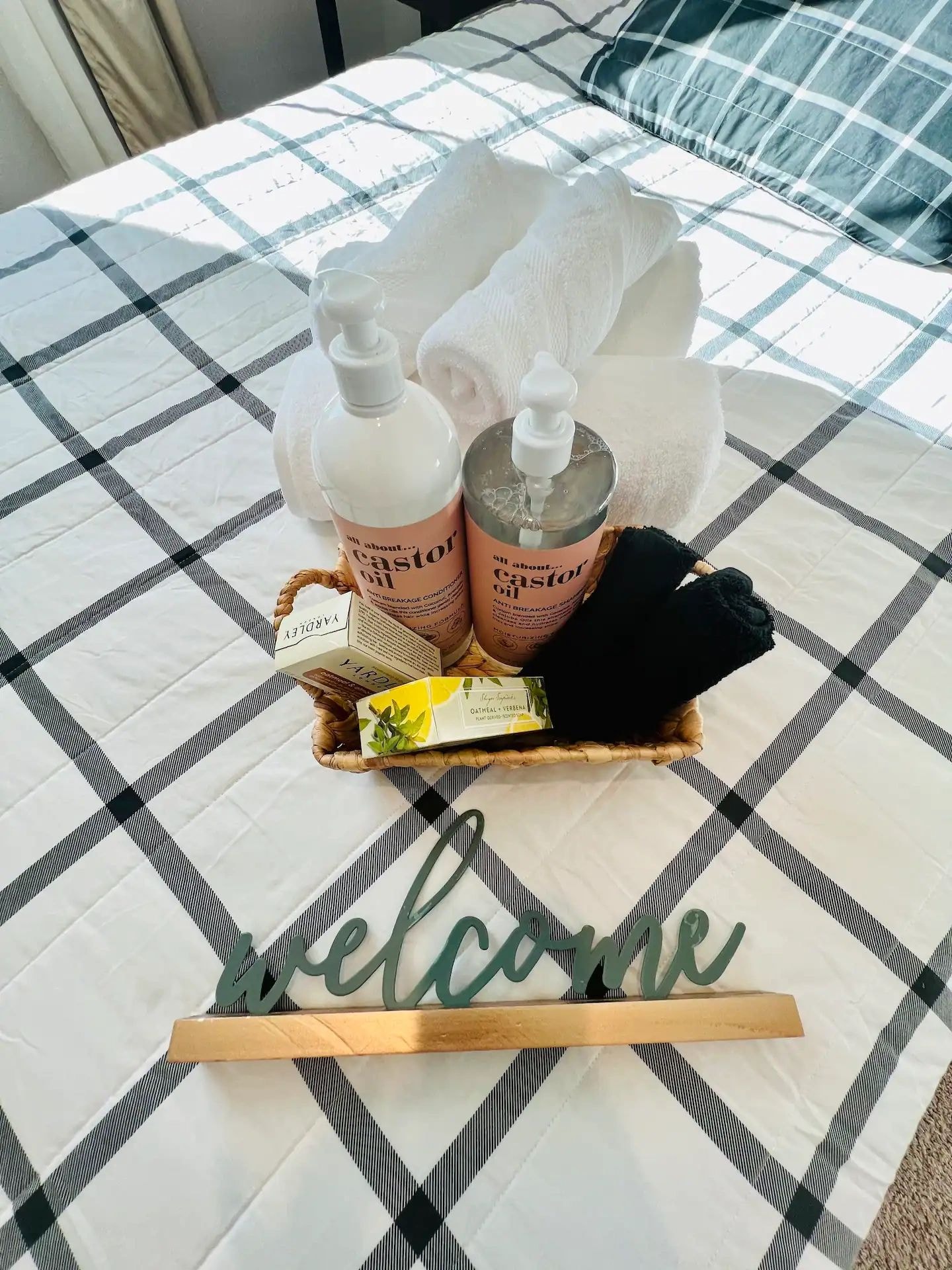 Welcome amenity basket